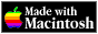 Made with Macintosh web button